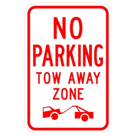 Sign Solutions Usa 12 in W, 18 in H, Aluminum, White DCS08DWT1218CUS00158